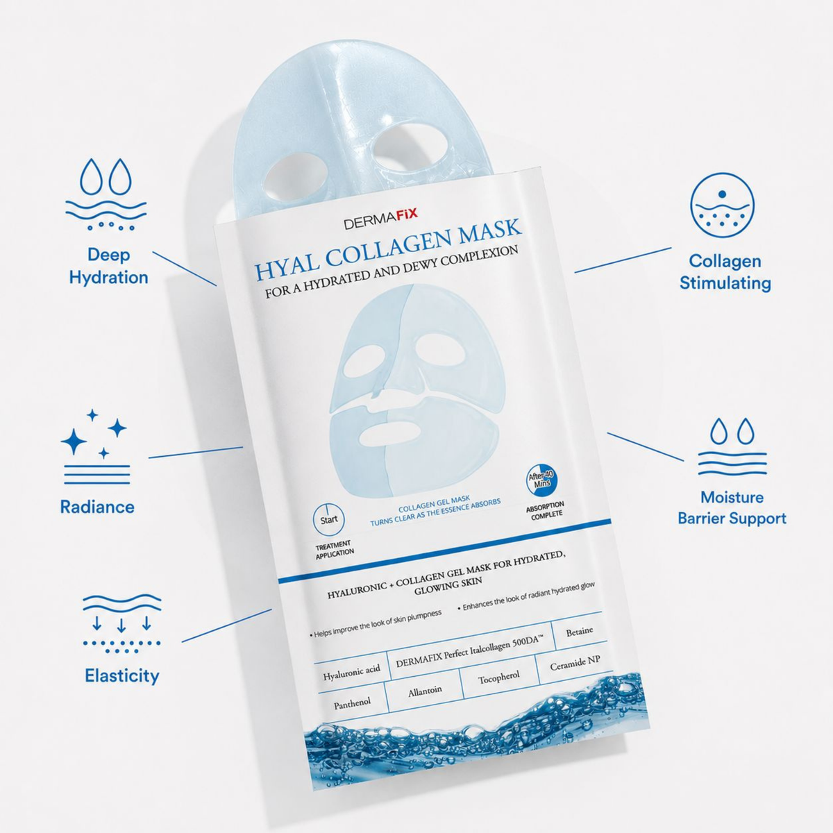HYAL COLLAGEN MASK - 4 Pack