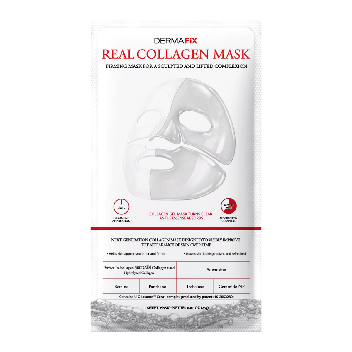 REAL COLLAGEN MASK - 4 Pack
