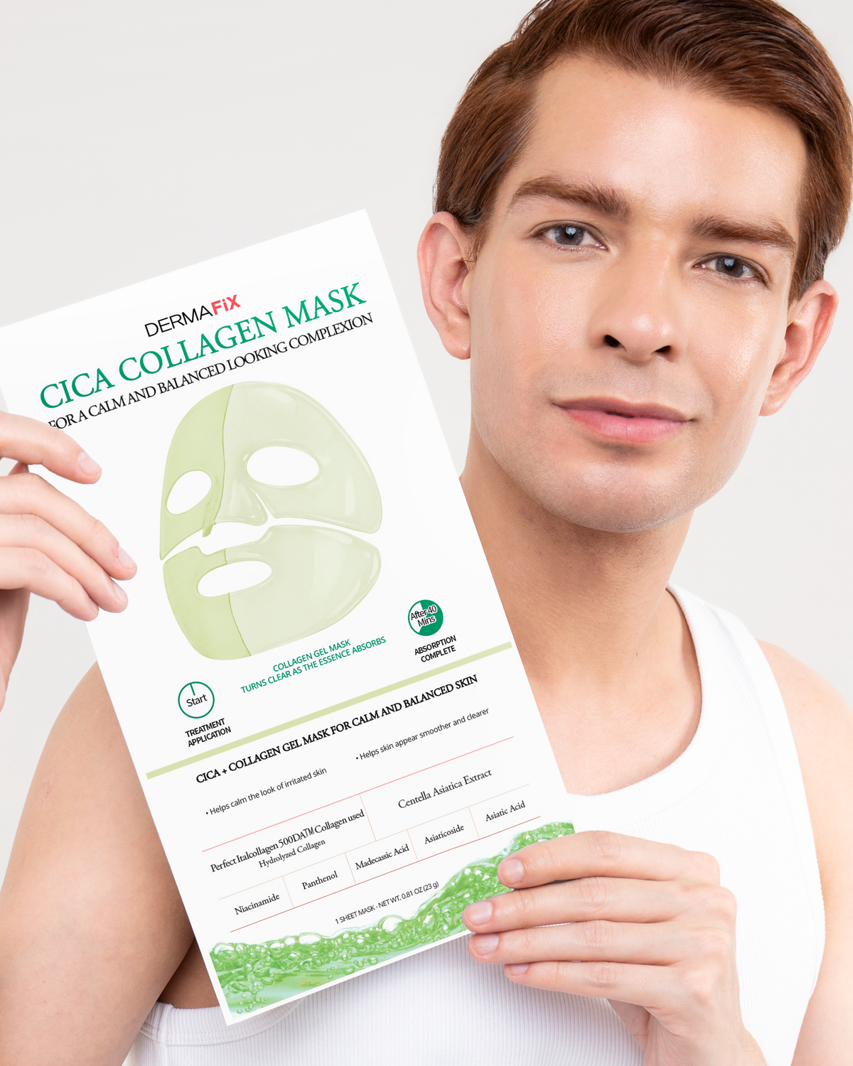 CICA COLLAGEN MASK - 4 Pack